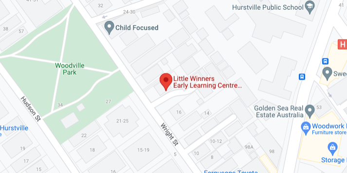Little Winners Hurstville Map